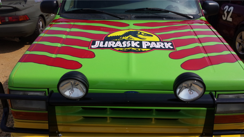 Illustration for article titled This Jurassic Park Explorer Is A Race Car